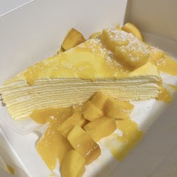 Mango Mille Crepe Cake