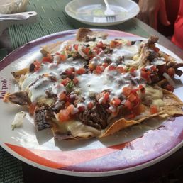 Nachos with beef
