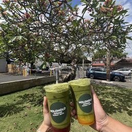 strawberry and mango matcha layered drinks strawberry and mango matcha layered drinks