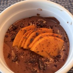 Gather Around Nutrition - Chocolate mousse with persimmon