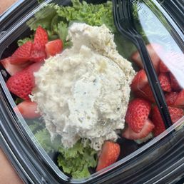 Chicken salad without the croissant.  Amazing!