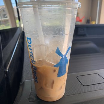 Dutch Bros Coffee - That's not light ice. That's normal on the verge of heavy ice. So annoying. - Coffee & Tea Near Me - Lodi, California