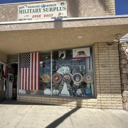 Doc's Genuine World Military - Store front.