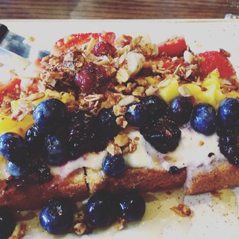First Watch - This was one of the specials on the seasonal menu. Some kind of toast. - Breakfast & Brunch Near Me - Lakeland, Florida