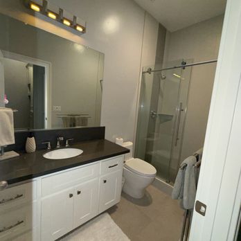 VZ Plumbing - Bathroom remodel with  sink, toilet, and shower installation. - Plumbing Near Me