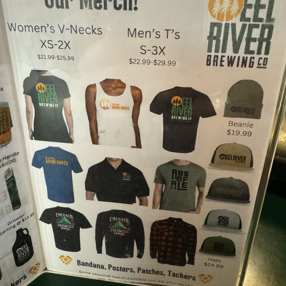 Eel River Brewing - Merch - Pubs Near Me - Fortuna, California
