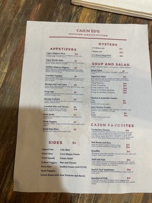 Menu photo 5 Cajun Ed's Hebert's Specialty Meats Tulsa, OK Menu photo 5 Cajun Ed's Hebert's Specialty Meats Tulsa, OK
