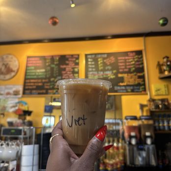 Sabino's Coffee - White chocolate Vietnamese coffee - Coffee & Tea Near Me - San Leandro, California