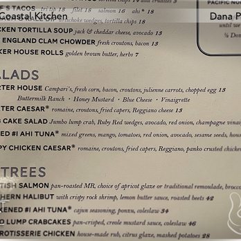 Coastal Kitchen - Menu - Salads - New American Near Me - Dana Point, California Coastal Kitchen - Menu - Salads - New American Near Me - Dana Point, California