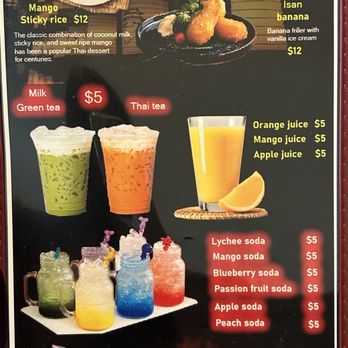 Isankaya - Menu as of 04/2025 - Thai Near Me - Norcross, Georgia
