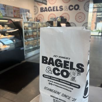 The Bagels and Co - Bag food comes in. Great for marketing. - Coffee & Tea Near Me - Gainesville, Florida