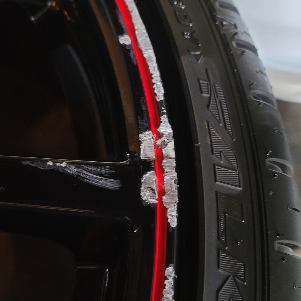 Cal Wheel Technology - CTR Wheel Before - Wheel & Rim Repair Near Me - Belmont, California Cal Wheel Technology - CTR Wheel Before - Wheel & Rim Repair Near Me - Belmont, California