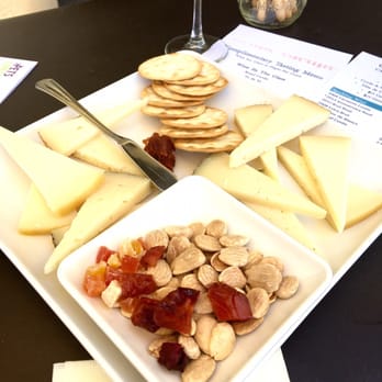 Gloria Ferrer Winery - Our $20 Spanish Cheese, Nuts & Cracker Board - very tasty and the hard cheeses were relish! - Wineries Near Me - Sonoma, California