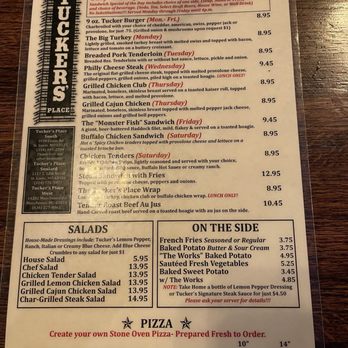 Tucker's Place South - Menu - Steakhouses Near Me - Saint Louis, Missouri Tucker's Place South - Menu - Steakhouses Near Me - Saint Louis, Missouri