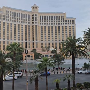 Beer Park - View from rooftop - Bar height tables - Sports Bars Near Me - Las Vegas, Nevada