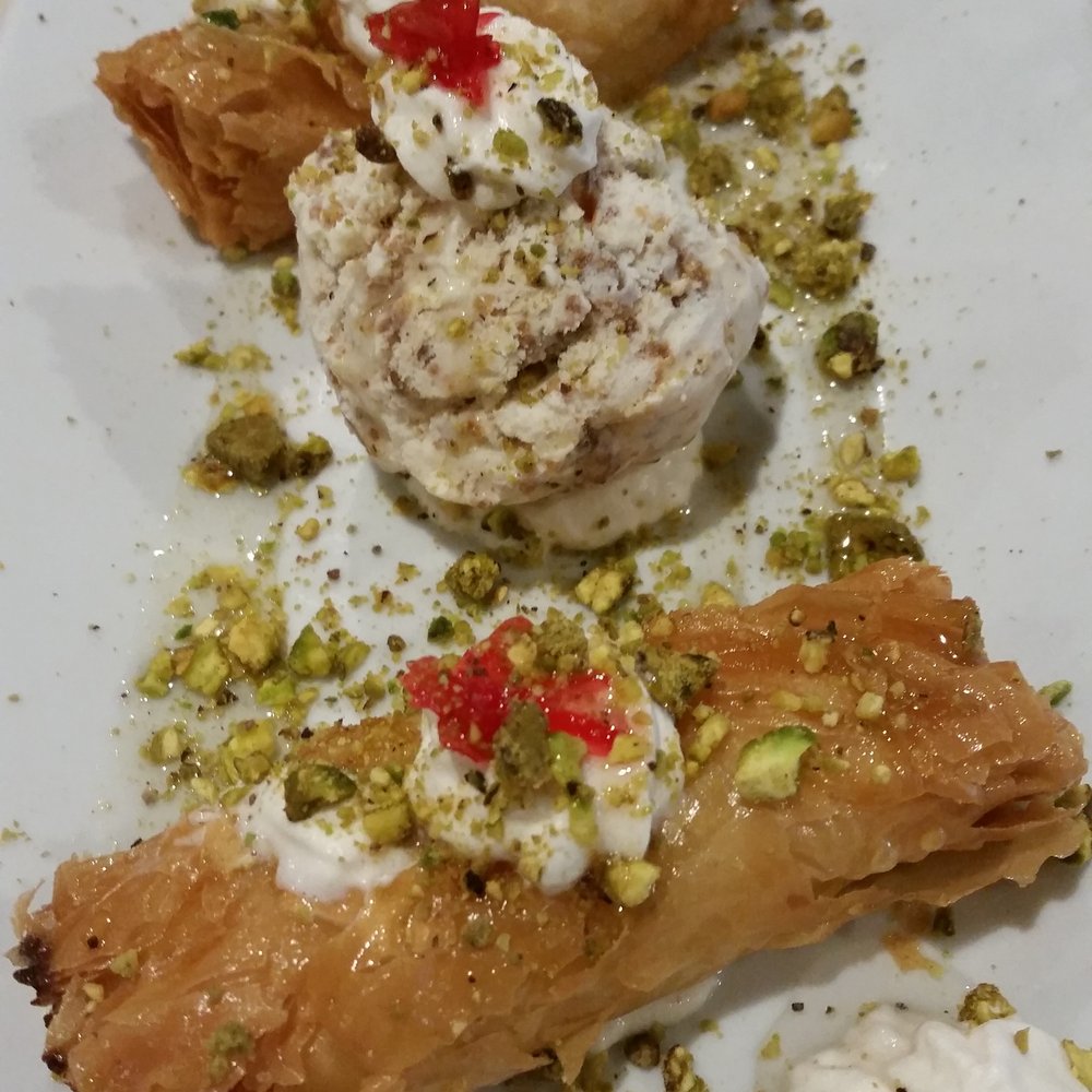 Leyla - Aish El Saraya with Ice Cream - Lebanese Near Me - Charleston, South Carolina