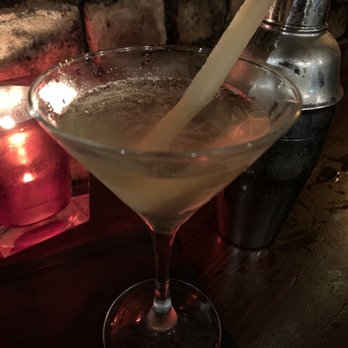 Clydz - Appletini - decorated with sugar cane - New American Near Me - New Brunswick, New Jersey Clydz - Appletini - decorated with sugar cane - New American Near Me - New Brunswick, New Jersey