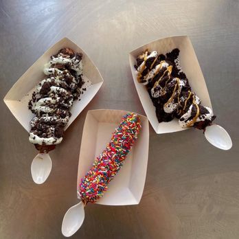 Go Bananas - mint madness, rainbow sprinkle, cookie crumbles - Food Trucks Near Me