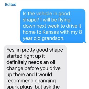 Top5 Mobile Mechanic - Screen shot of texts between Jerry and myself - Auto Repair Near Me Top5 Mobile Mechanic - Screen shot of texts between Jerry and myself - Auto Repair Near Me