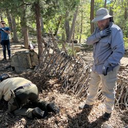 Thomas Coyne Survival Schools - Uh.... Shawn supervising Adam's butt