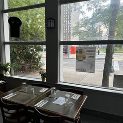 Bhoj Indian Cuisine - View out onto Spadina.