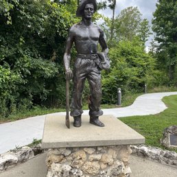 Statue dedicated to the Civilian Conservation Corps workers who toiled at Florida Caverns State Park. Statue dedicated to the Civilian Conservation Corps workers who toiled at Florida Caverns State Park.