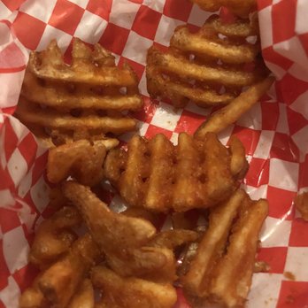 Gossip Shack 2 - Waffle fries half eaten oops - Chicken Wings Near Me - Pflugerville, Texas
