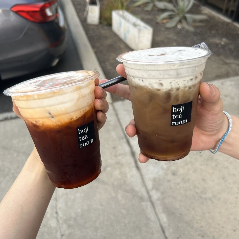 Hoji - Thai tea and black sesame hojicha - Bubble Tea Near Me - Redlands, California