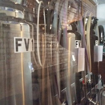 Liquid Shoes Brewing - Their fermentation tanks - Breweries Near Me - Corning, New York