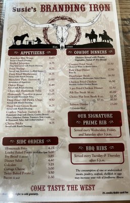 Susie's Branding Iron Restaurant by null