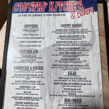 Country Kitchen And Bakery - Bakeries Near Me - Lampasas, Texas Country Kitchen And Bakery - Bakeries Near Me - Lampasas, Texas