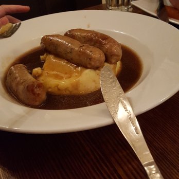Leinster Arms - Sausage with potatoes and gravy best ever! - Pubs Near Me - London, XGL Leinster Arms - Sausage with potatoes and gravy best ever! - Pubs Near Me - London, XGL