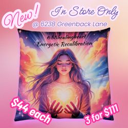 The Healing Factory - Infused with high-frequency energetic intention, this pillow is a spiritual tool designed to help realign your energy body while you rest.