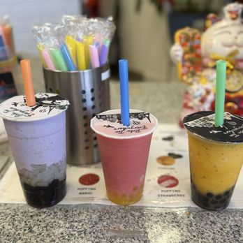 TRÀ Boba Tea - Taro coconut blend, strawberry and passion fruit - Bubble Tea Near Me - Murrieta, California TRÀ Boba Tea - Taro coconut blend, strawberry and passion fruit - Bubble Tea Near Me - Murrieta, California