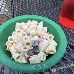 The Thirsty Pig - Delicious pasta salad that they got rid of. Cry.