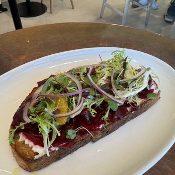 Otherside Cafe - Beet toast - Cafes Near Me - Fresno, California