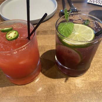 Amrut Fusion - Bourbon House & Fine Dining - Jal-Berry Margarita and Black Cherry Whiskey Smash - Whiskey Bars Near Me - Chesterfield, Missouri