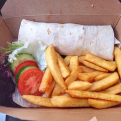 Tesco Stores - The magical southern fried chicken wrap, salad & fries