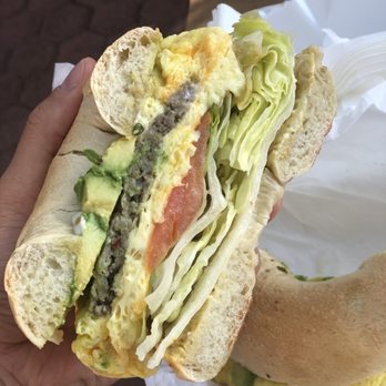 Clearwater Bagel - The bagel sandwich special? I think it was called sooooo yummy I wish I ate it slower lol I want another one already - Bagels Near Me - Walnut, California