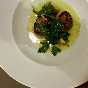 Lunetta Dining Room & Bar - Hokkaido seared scallops - New American Near Me - Santa Monica, California