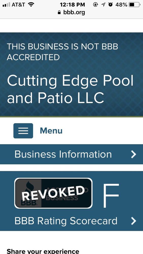 CUTTING EDGE POOL & PATIO Updated September 2024 3101 N McDonald St