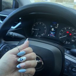 Almond nails for spring!