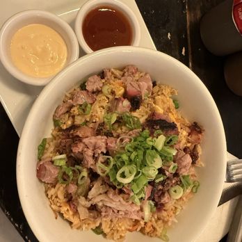 The Improper Pig - Fried Rice with brisket added - Barbeque Near Me - Fort Mill, South Carolina