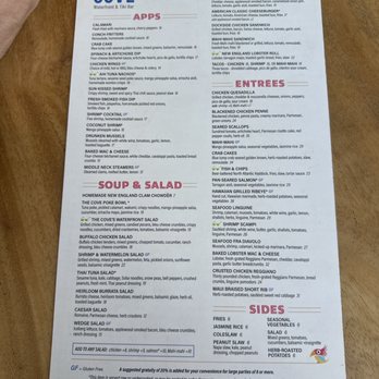 The Cove - Menu - Seafood Near Me - Deerfield Beach, Florida The Cove - Menu - Seafood Near Me - Deerfield Beach, Florida