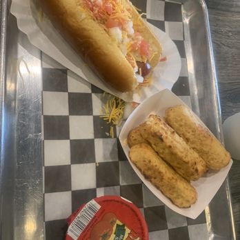 Crave Hot Dogs & BBQ - Loaded hotdogs and mozzarella sticks - Barbeque Near Me - Concord, North Carolina Crave Hot Dogs & BBQ - Loaded hotdogs and mozzarella sticks - Barbeque Near Me - Concord, North Carolina