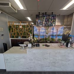The front counter, it appears the place is under a new name and new management.