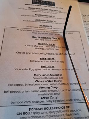 Menu photo 1 Sticky Rice Plantation, FL Menu photo 1 Sticky Rice Plantation, FL