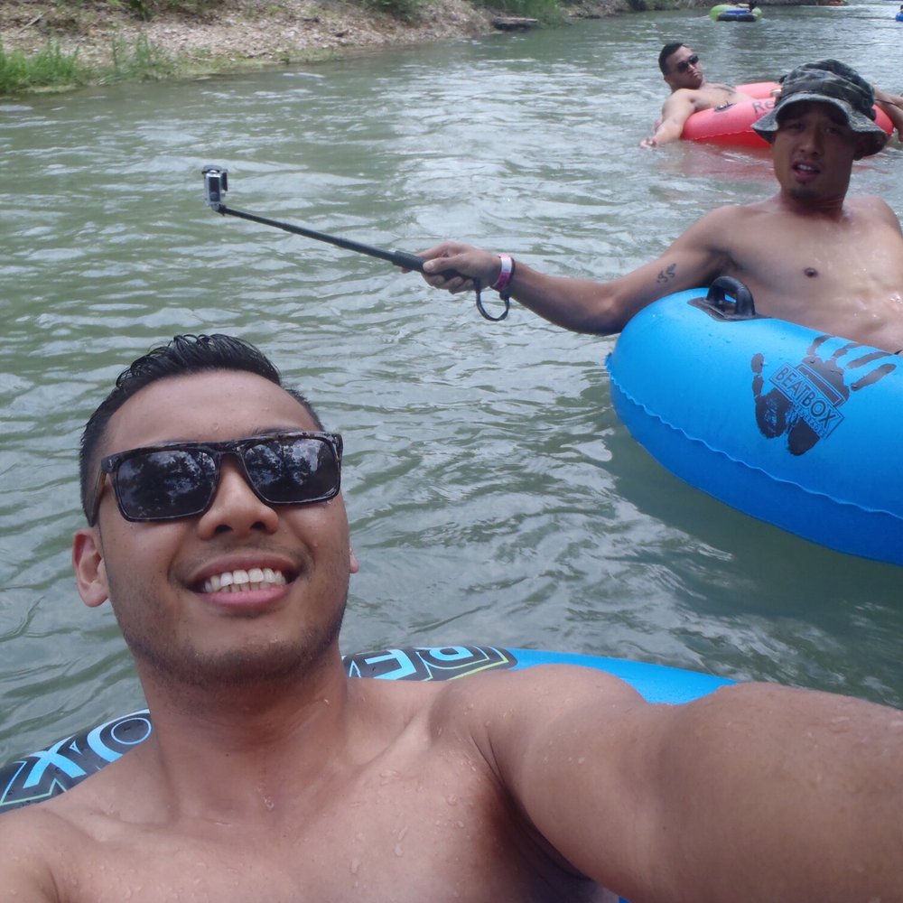 ATXcursions - Feeling so good had to snap a selfie - Tubing Near Me - Austin, Texas