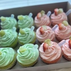 Jody’s Cupcakes - Classic and Strawberry Margarita Cupcakes