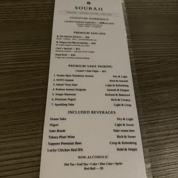 SourAji - Menu - Sushi Bars Near Me - New York, New York SourAji - Menu - Sushi Bars Near Me - New York, New York